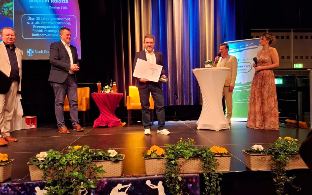 Stephan Rokitta vom Stadtsportverband Dorsten geehrt